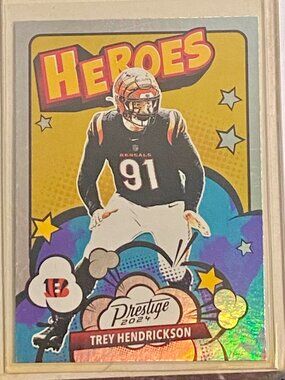 Trey Hendrickson 2024 Panini Prestige Heroes Football Card No. 1 Cincinnati Beng